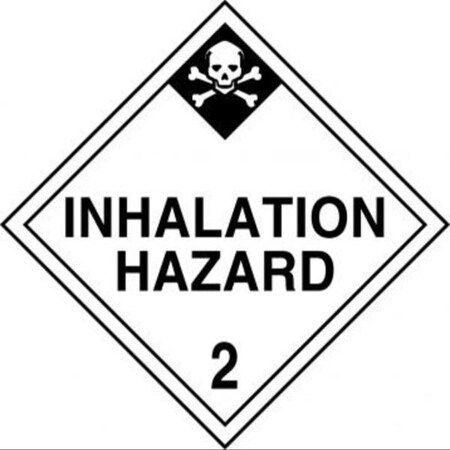 Accuform DOT PLACARD HAZARD CLASS 2 GASES MPL204FV1 MPL204FV1